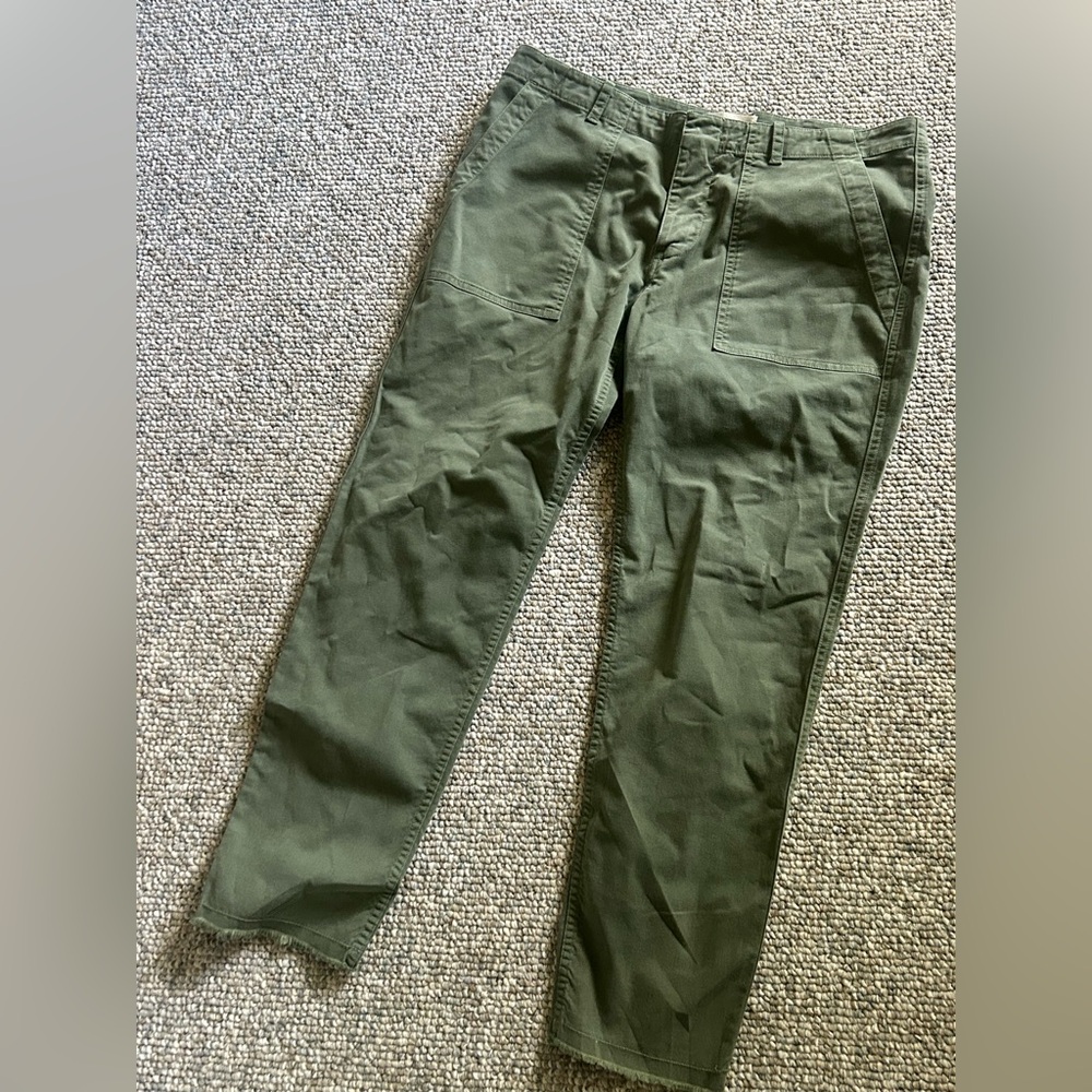 Nili Lotan Green Cargo Pants